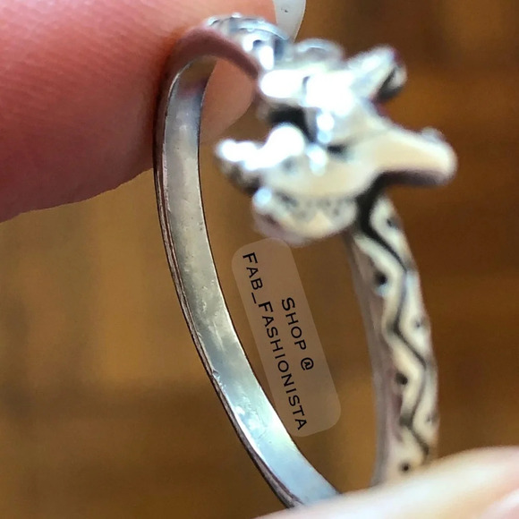 James Avery Tiny Unicorn Ring Sterling Silver size 10 - Picture 5 of 9